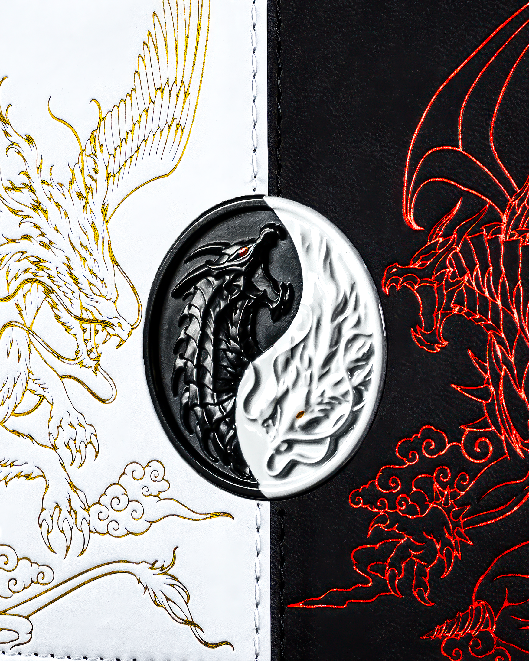 Yin & Yang Dragons Deckbox - sleevechief